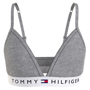 Tommy Hilfiger - Padded Triangle Bra, Light Grey Heather