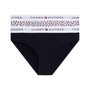 Tommy Hilfiger - 2 Pak Bikini Print Trusser, College Geo/Desert Sky