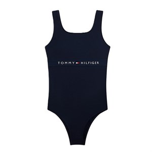 Tommy Hilfiger - Badedragt / Square Neck One Piece, Dark Night Navy