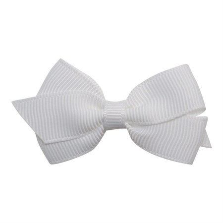 Little Wonders - Viola Sløjfe 6 cm flad - GrosGrain, Off White