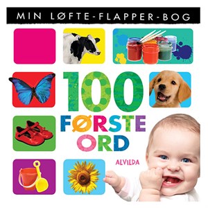Alvilda - Min løfte-flapper-bog - 100 første ord