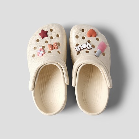 Name It - NKN FAME CLOGS NOOS, Créme De Pêche Glitter
