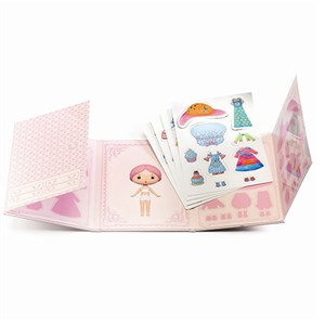 DJECO - Tinyly, Miss Lilypiink, Flytbare Sticker