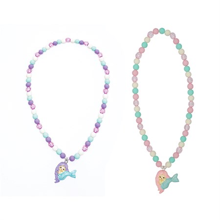 Great Pretenders - Havfrue Halskæde, Vælg Ml. Lilla Eller Lyserød