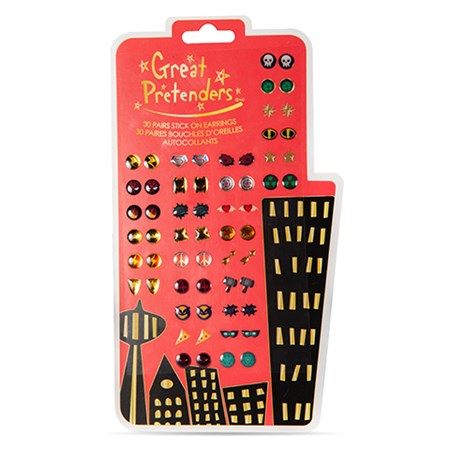 Great Pretenders - Superhero Ørering Stickers - 30 Par