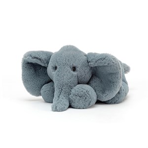 Jellycat - Huggady Elefant, Mellem 22 Cm