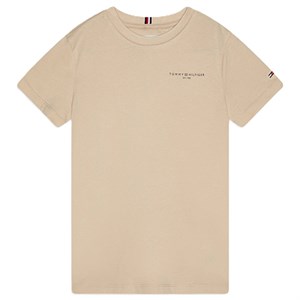 Tommy Hilfiger - Unisex Mini Corp Logo Tee, Classic Beige