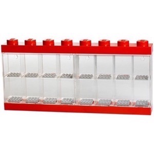 Lego Storage - Minifigur display til 16 figurer - rød