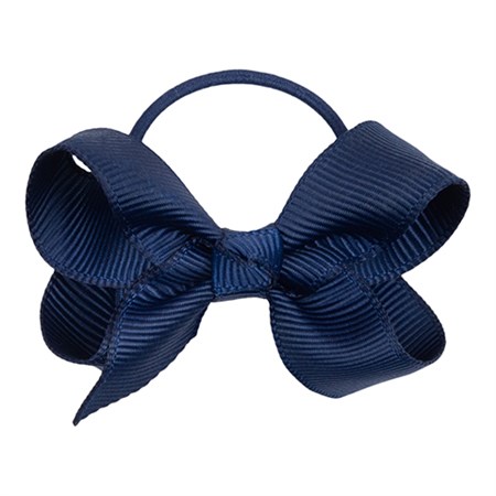 Little Wonders - Lucca Grosgrain Sløjfe På Elastik, Navy