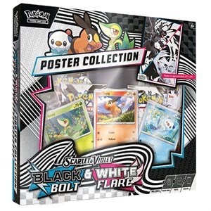 POKEMON -  Poke Poster Collection SV10.5  - UNOVA - Scarlet Og Violet - Black Bolt & White Flare