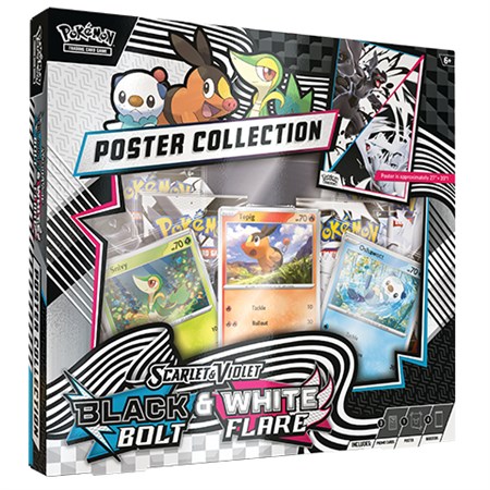 POKEMON -  Poke Poster Collection SV10.5  - UNOVA - Scarlet Og Violet - Black Bolt & White Flare