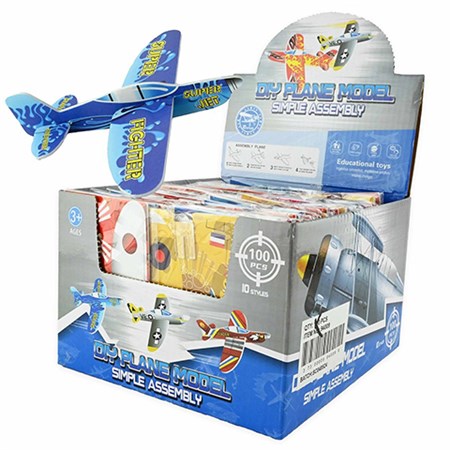 Robetoy - Plane Eva DIY, 10 Cm, Ass.
