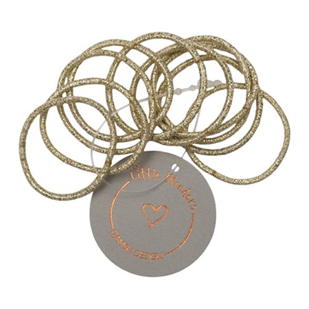 Little Wonders - Rosa - Baby Elastik 10 Stk., Champagne Glitter