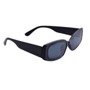 Höjtryk - Sunglasses Transparent Square - Voksen, Black