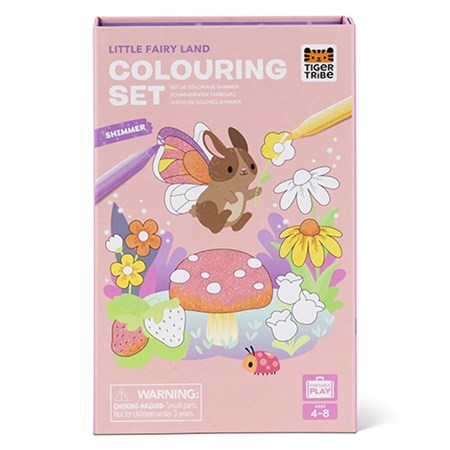 Tiger Tribe - Shimmer Colouring Set / Little Fairy Land
