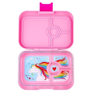 Yumbox - Madkasse Panino (4 Rum), Power Pink / Unicorn Tray